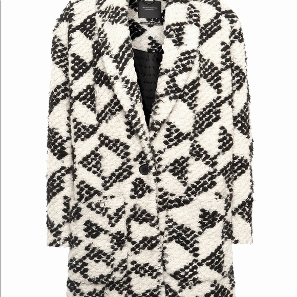 Madison Scotch Geo cocoon coat - Picture 8 of 10